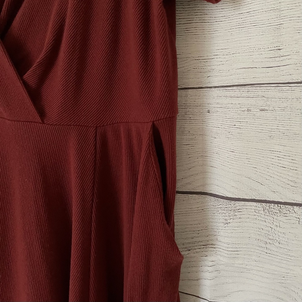 Torrid rust red skater dress. - Picture 8 of 13
